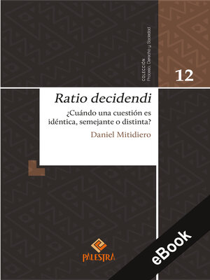 cover image of Ratio decidendi